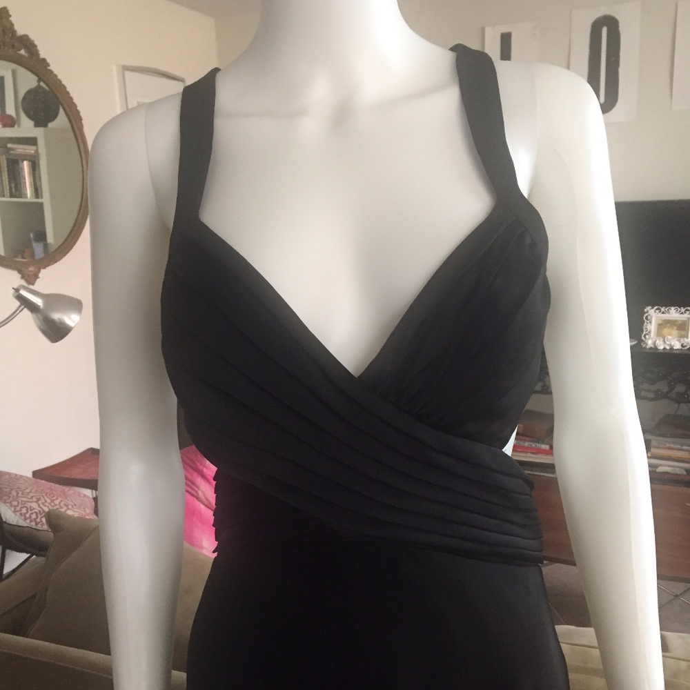 Carmen Marc Valvo Sexy Cutout Evening Dress